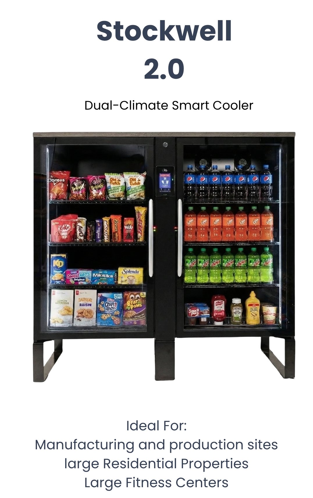 Stockwell 2.0 dual-climate smart cooler